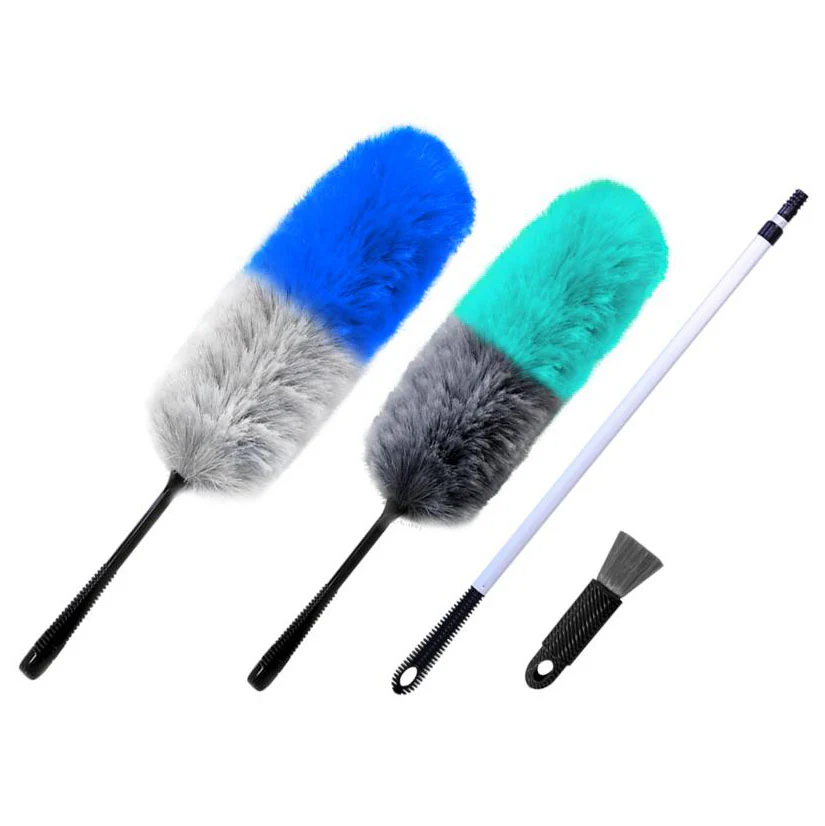 Miracle Magnetic Duster® Trio Attracts Dust Like A Magnet + Telescopic Extension!