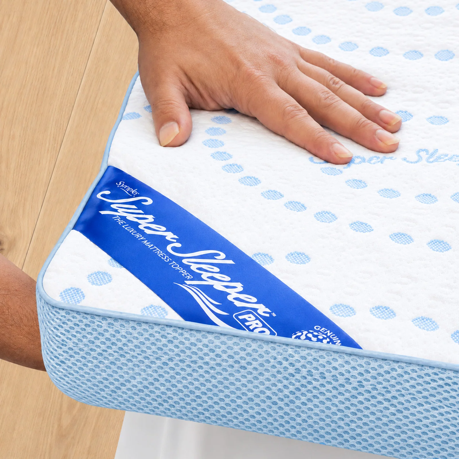 Straight 2 Sleep® Mattress Topper with Cooling Technology + 2 BONUS Pillows - Image 12