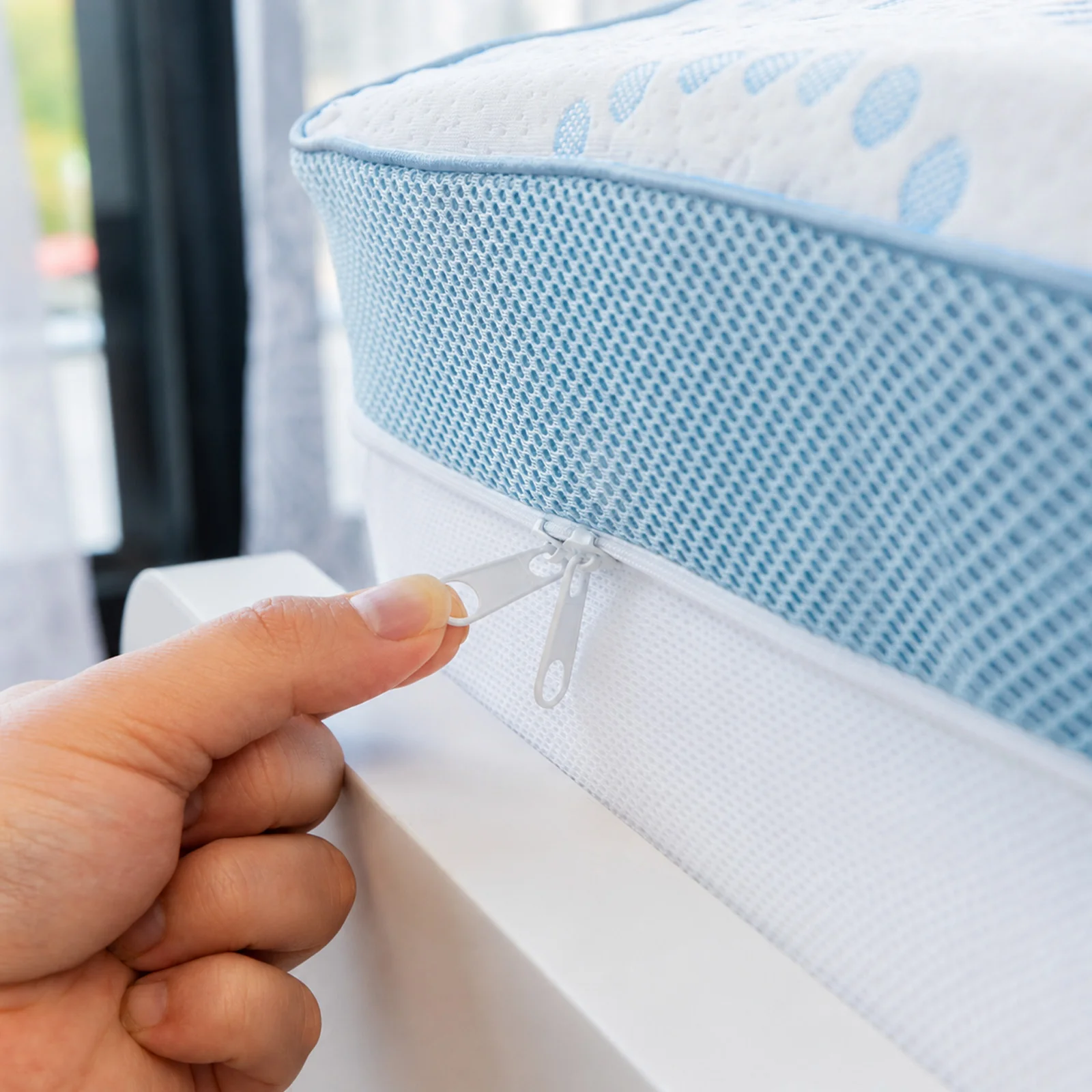Straight 2 Sleep® Mattress Topper with Cooling Technology + 2 BONUS Pillows - Image 5