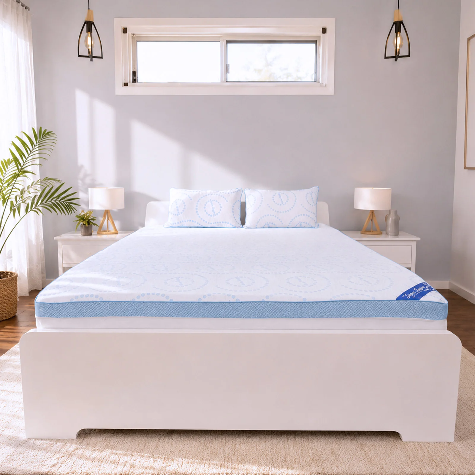 Straight 2 Sleep® Mattress Topper with Cooling Technology + 2 BONUS Pillows - Image 6