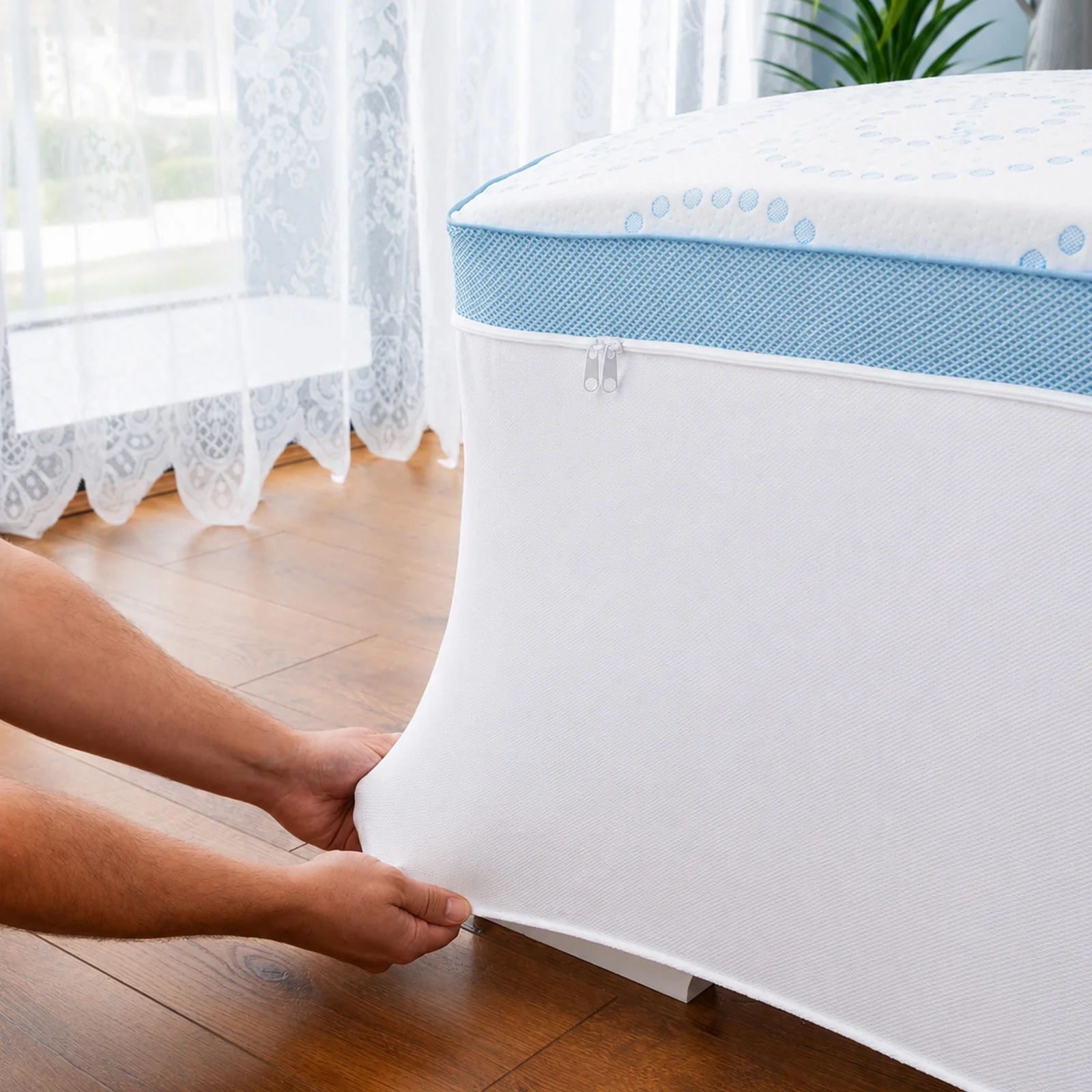 Straight 2 Sleep® Mattress Topper with Cooling Technology + 2 BONUS Pillows - Image 9
