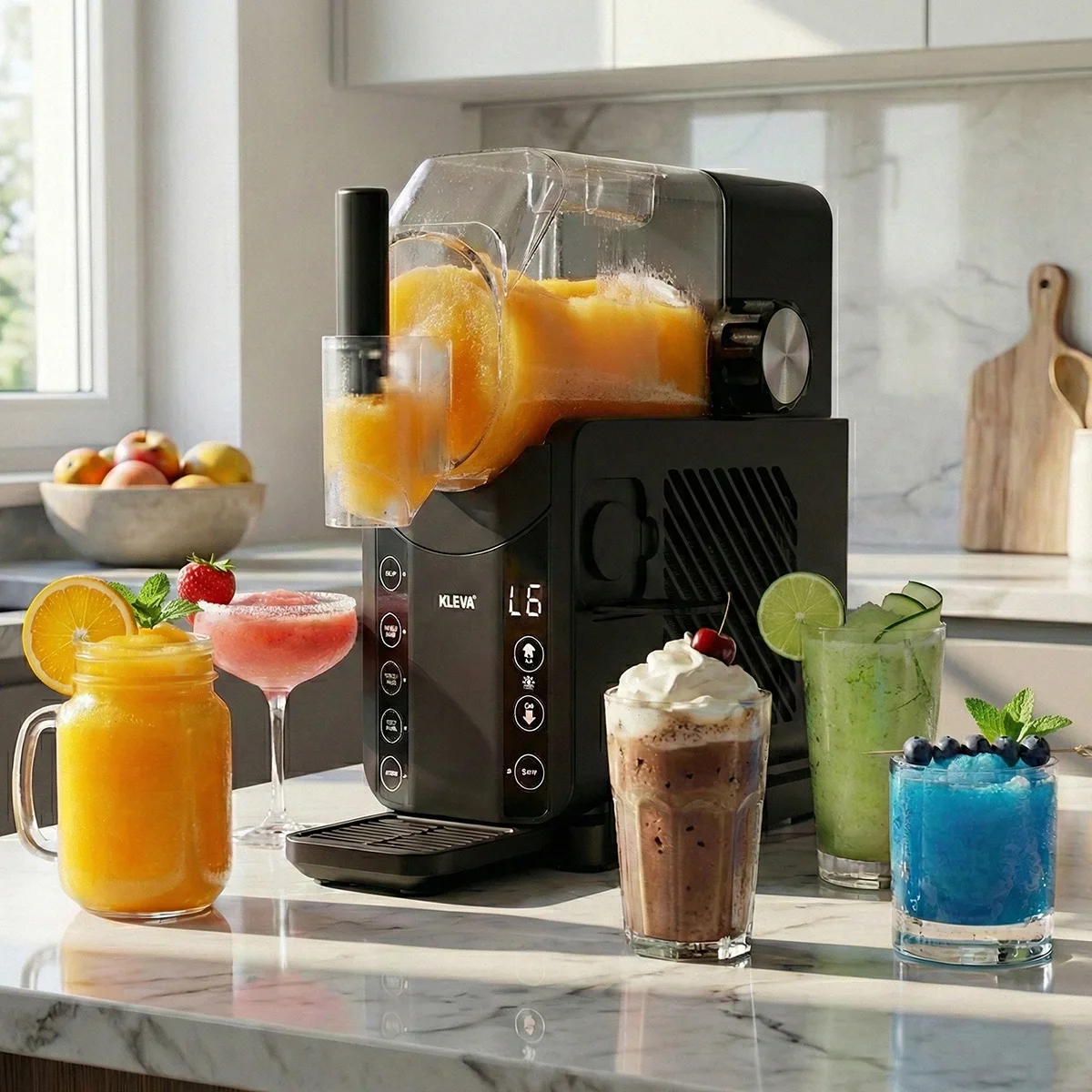 KLEVA® SlushiO Frozen Drink Maker – At-Home Slushies, Milkshakes & Frappes Made Refreshing - Image 9