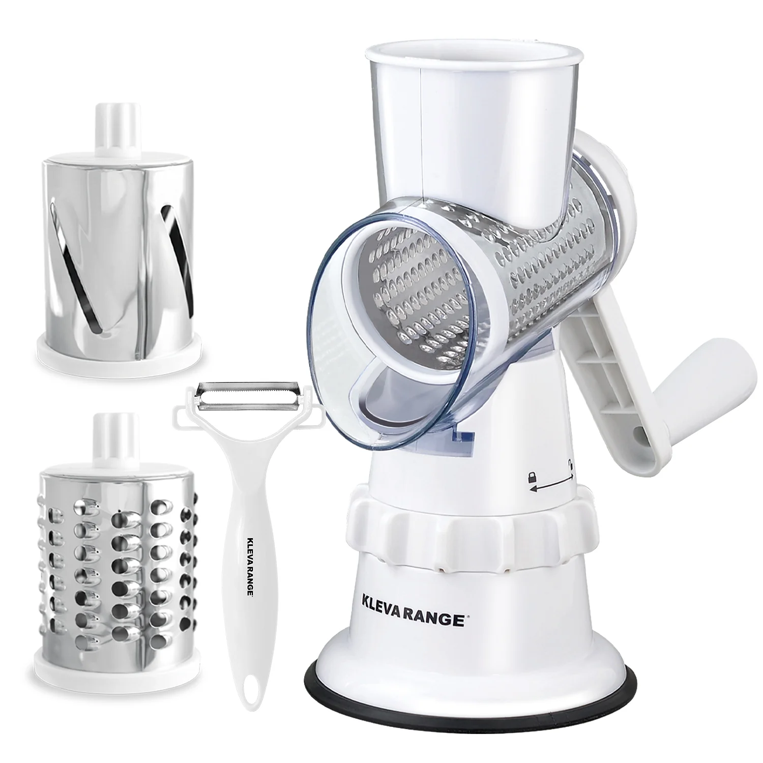 Kleva Sumo Slicer® 3-in-1 Vegetable Slicer, Grater & Shredder - Image 9