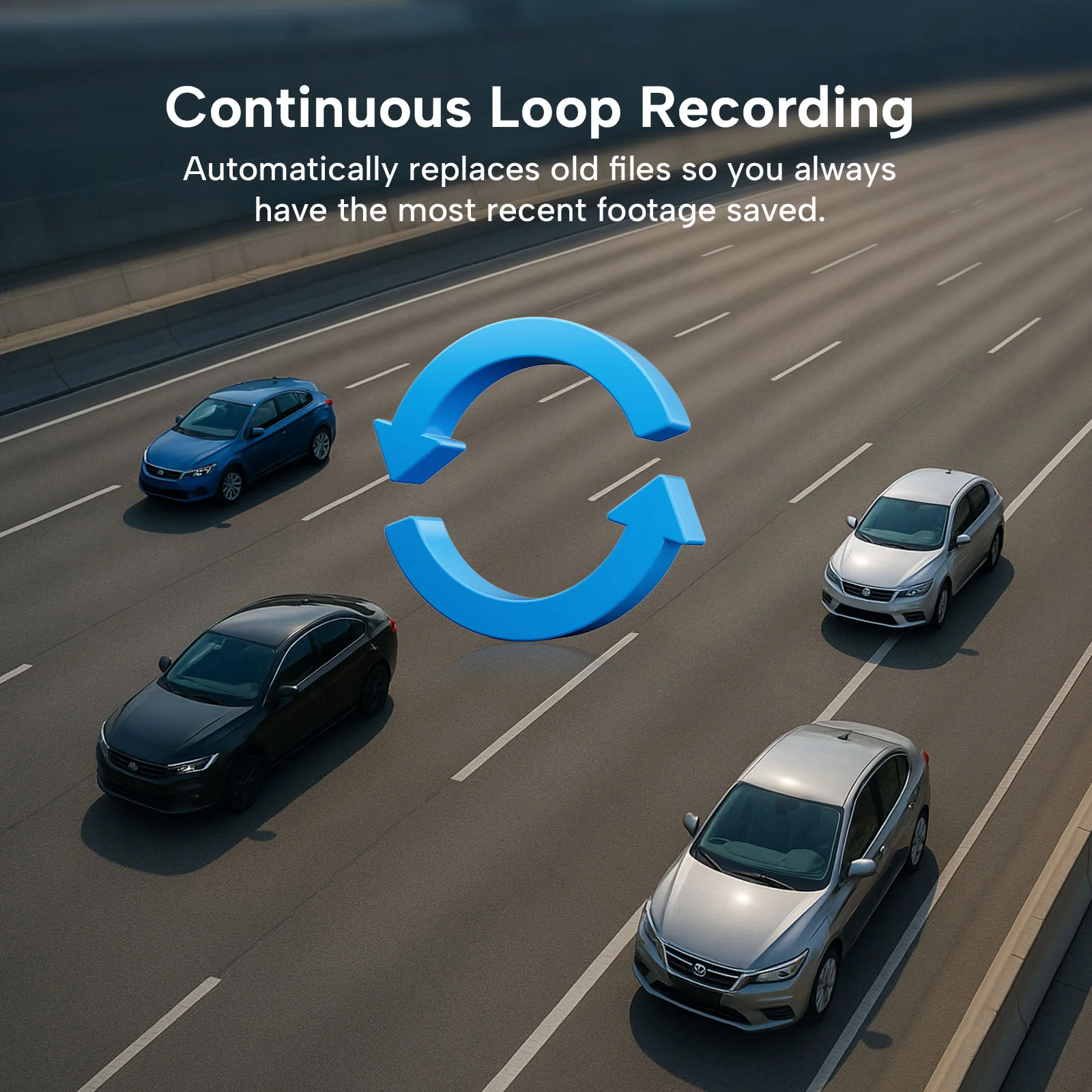 KLEVA® 2K Dash Cam with Wi-Fi & Loop Recording Car Camera + FREE 16GB SD Card - Image 5
