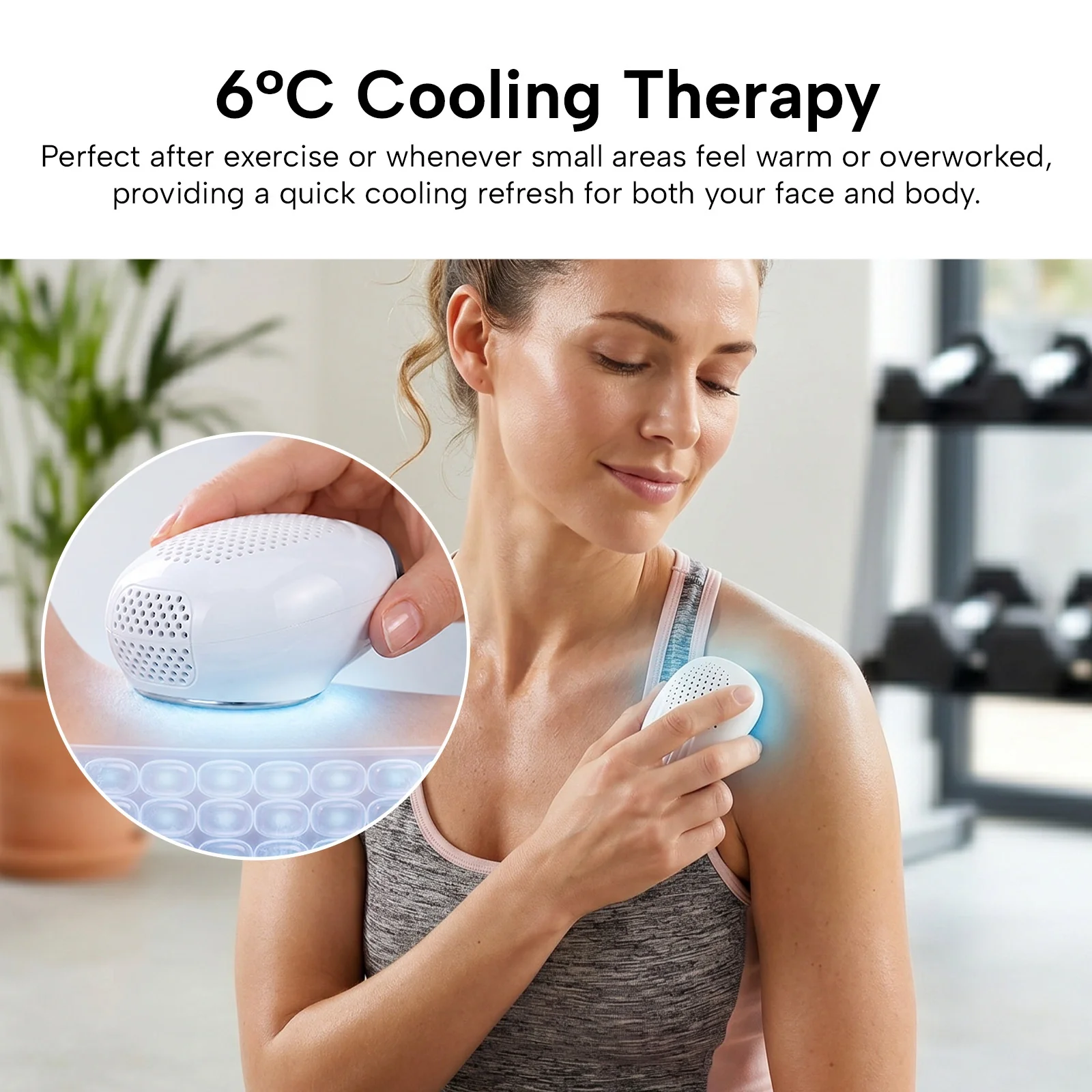 KLEVA® AestheraX Hot & Cold Therapy Facial Massager - Image 3