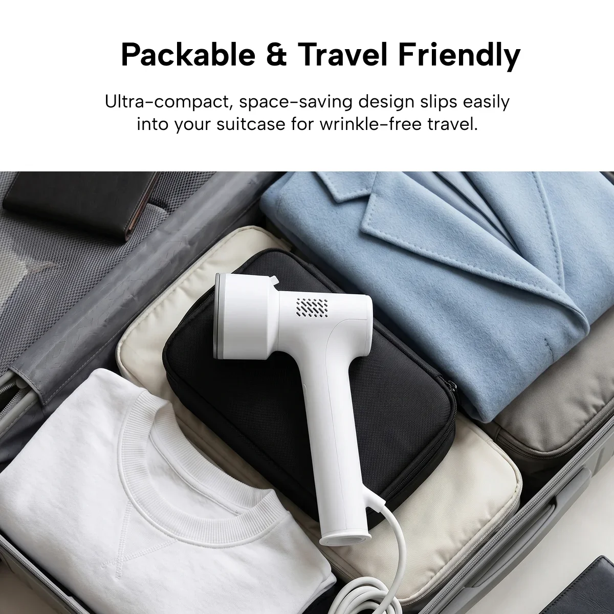 KLEVA® AirPress 2-in-1 Portable Garment Steamer & Travel Iron - Image 7
