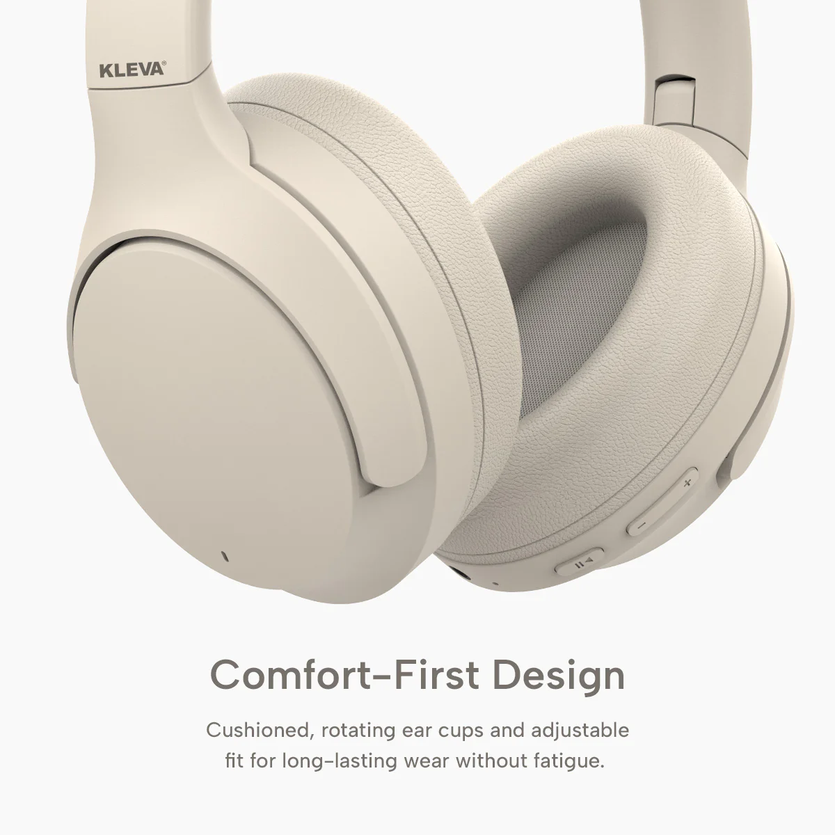 Kleva® AudioUltra Active Noise Cancelling Wireless Headphones - 36Hr Battery Life - Image 5