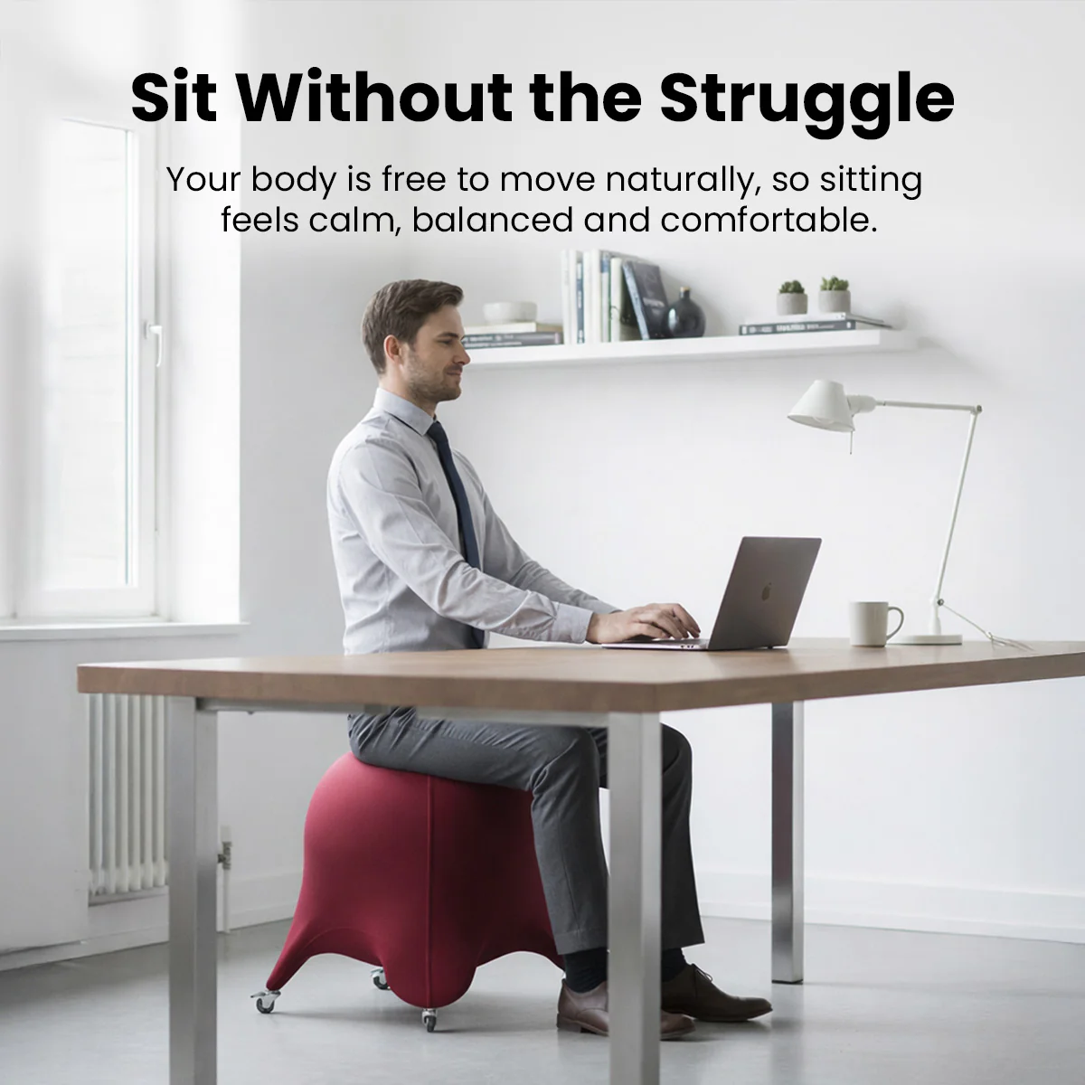 KLEVA® Posture Chair – Active Sitting for Better Posture, Core Strength & Back Support - Image 3
