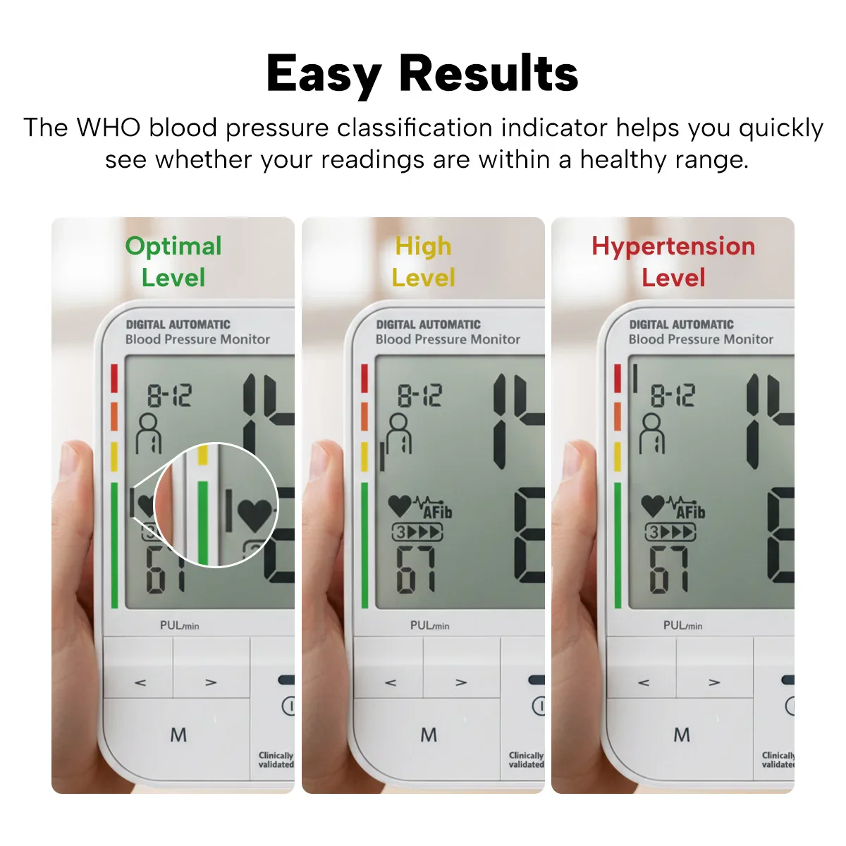KLEVA® HealthTrack Pro | Large Screen, Easy Read Blood Pressure Monitor - Image 4