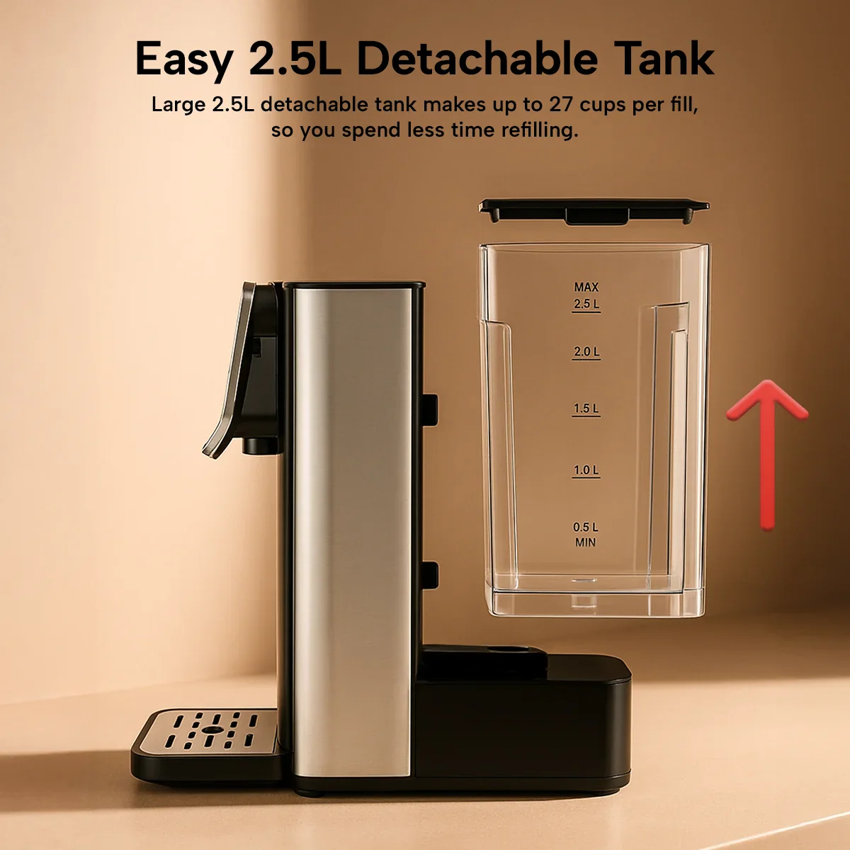 Kleva® Instant Hot Water Dispenser Deluxe with Smart Touch Temp & Volume Control - Image 11