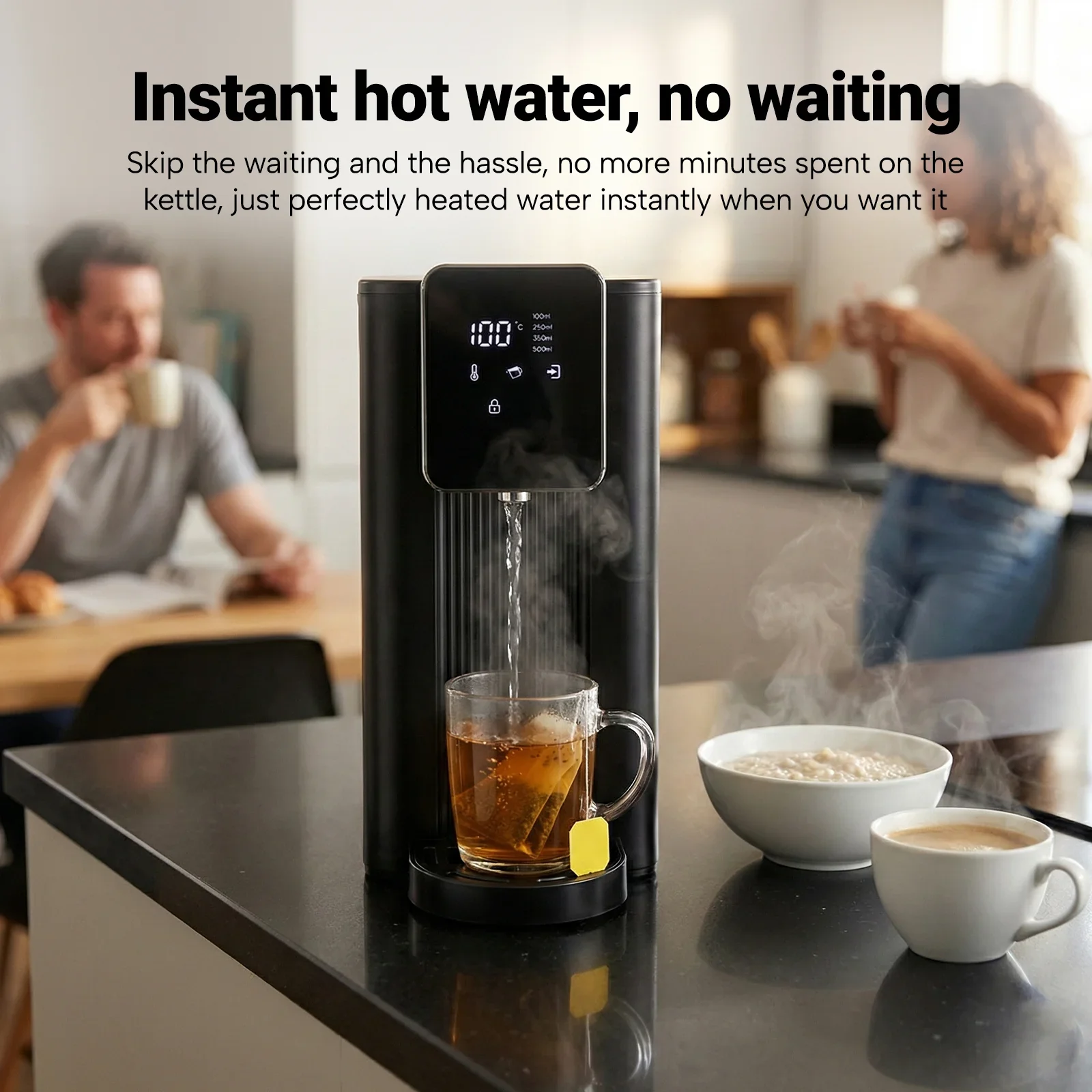 Kleva® Instant Hot Water Dispenser Digital with Smart Touch Temp & Volume Control - Image 3