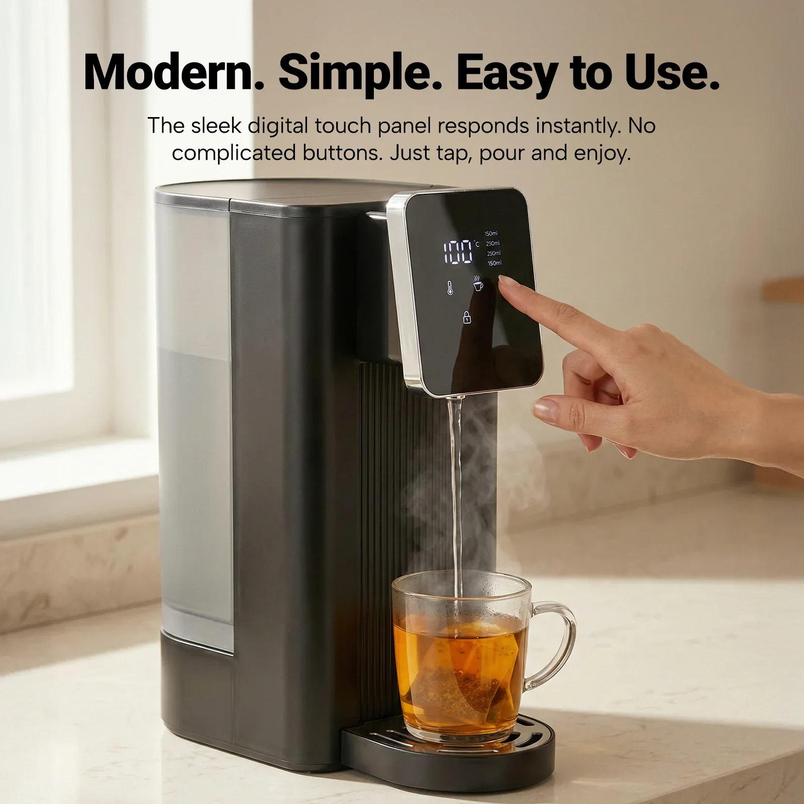 Kleva® Instant Hot Water Dispenser Digital with Smart Touch Temp & Volume Control - Image 6
