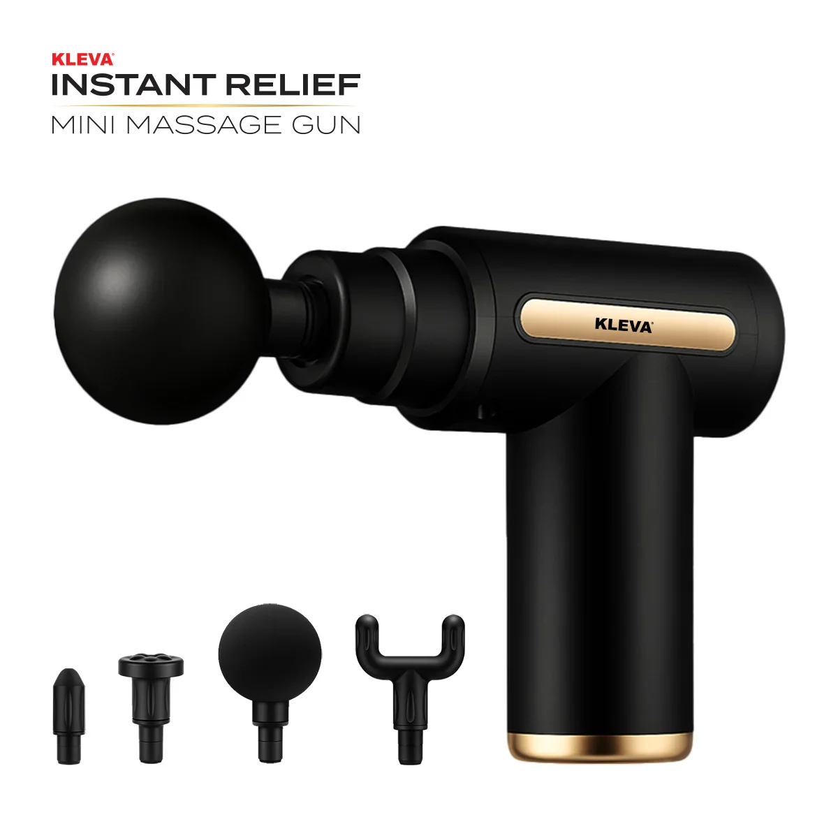 KLEVA® Mini Massage Gun - Portable Deep Tissue Muscle Massager for Instant Pain Relief
