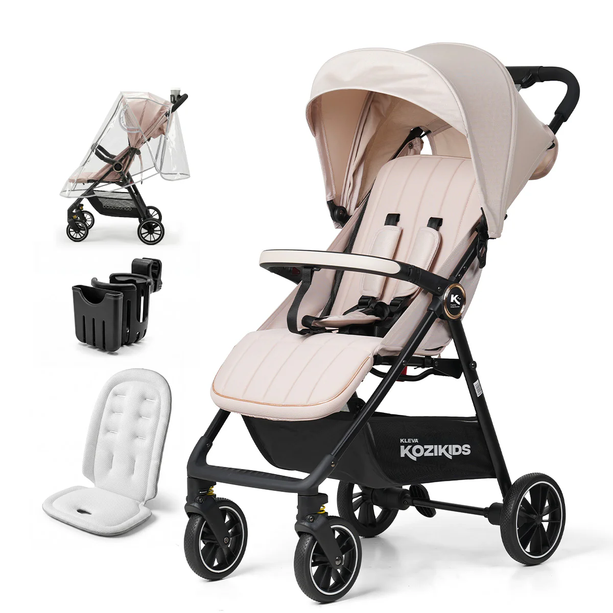 KLEVA® KoziKids Compact & Lightweight Travel Stroller - 6 Months to Toddler - Image 11