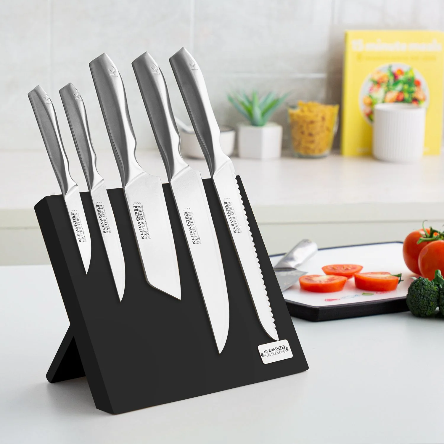 Midnight Magnetic Knife Block - Stylish Knife Holder With Super Strength Magnets - Image 5