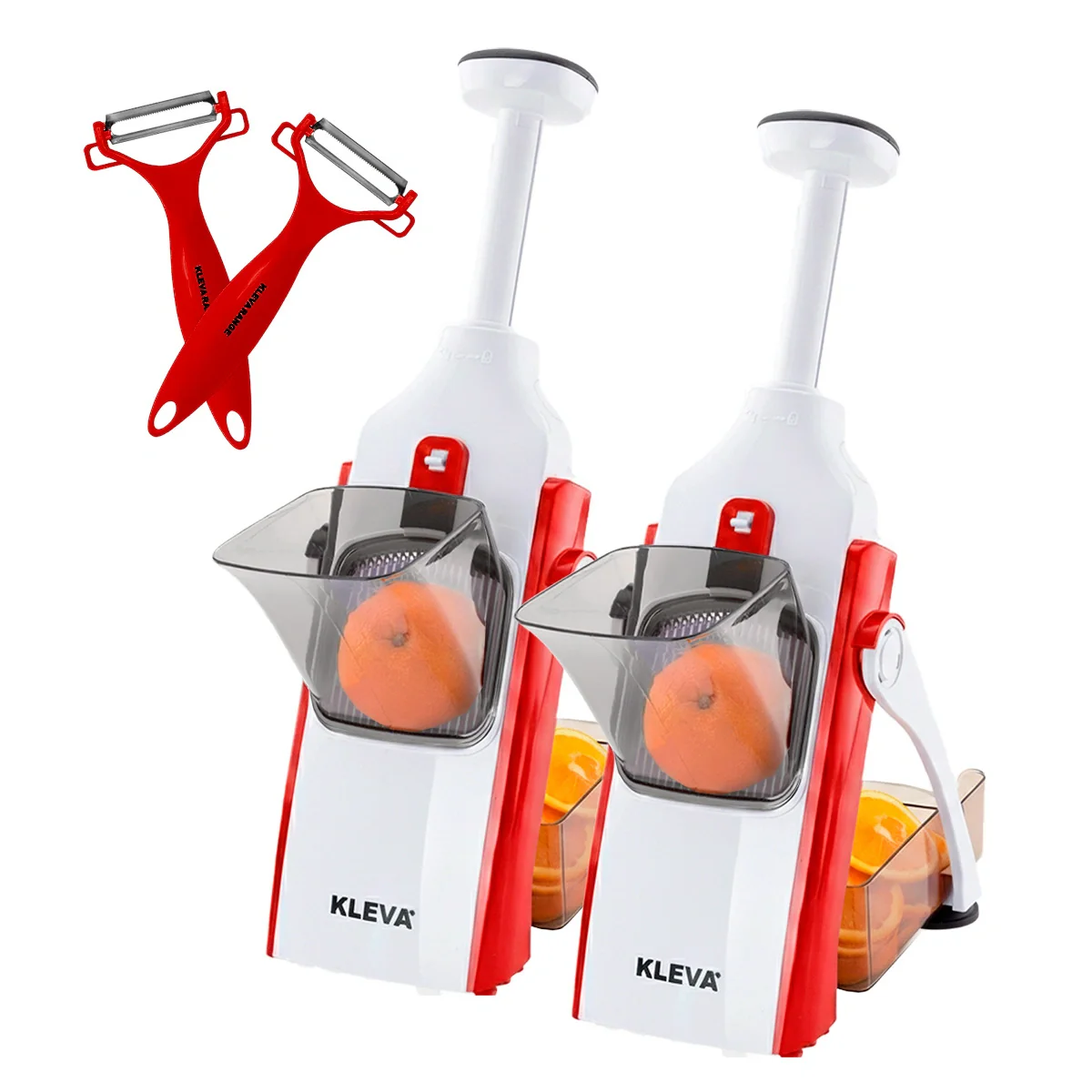 Kleva Safety Slicer™️ One-Push XL Vegetable Slicer + BONUS Peelers Buy 1 Get 1 FREE + Cooking E-Book - Image 10