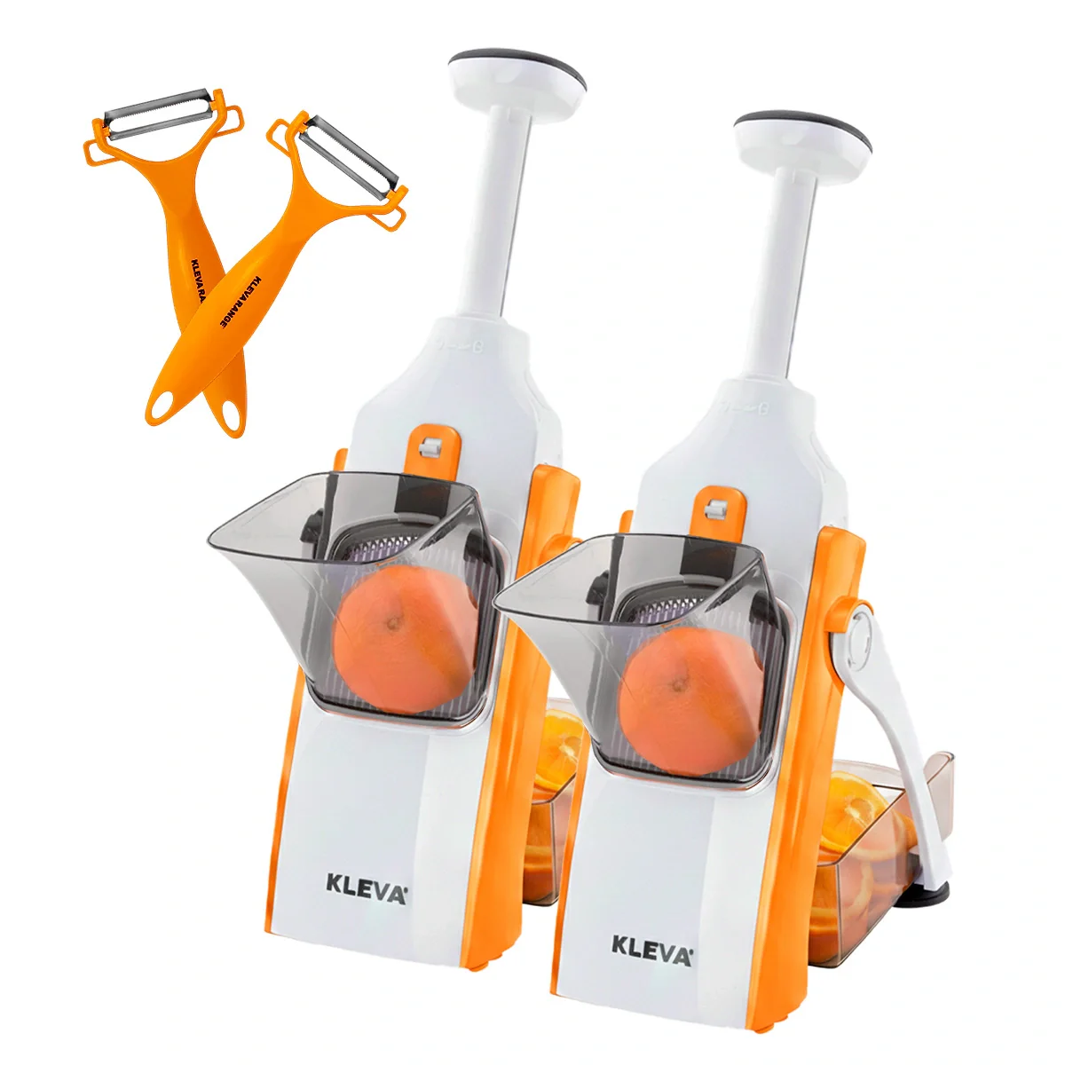 Kleva Safety Slicer™️ One-Push XL Vegetable Slicer + BONUS Peelers Buy 1 Get 1 FREE + Cooking E-Book - Image 12