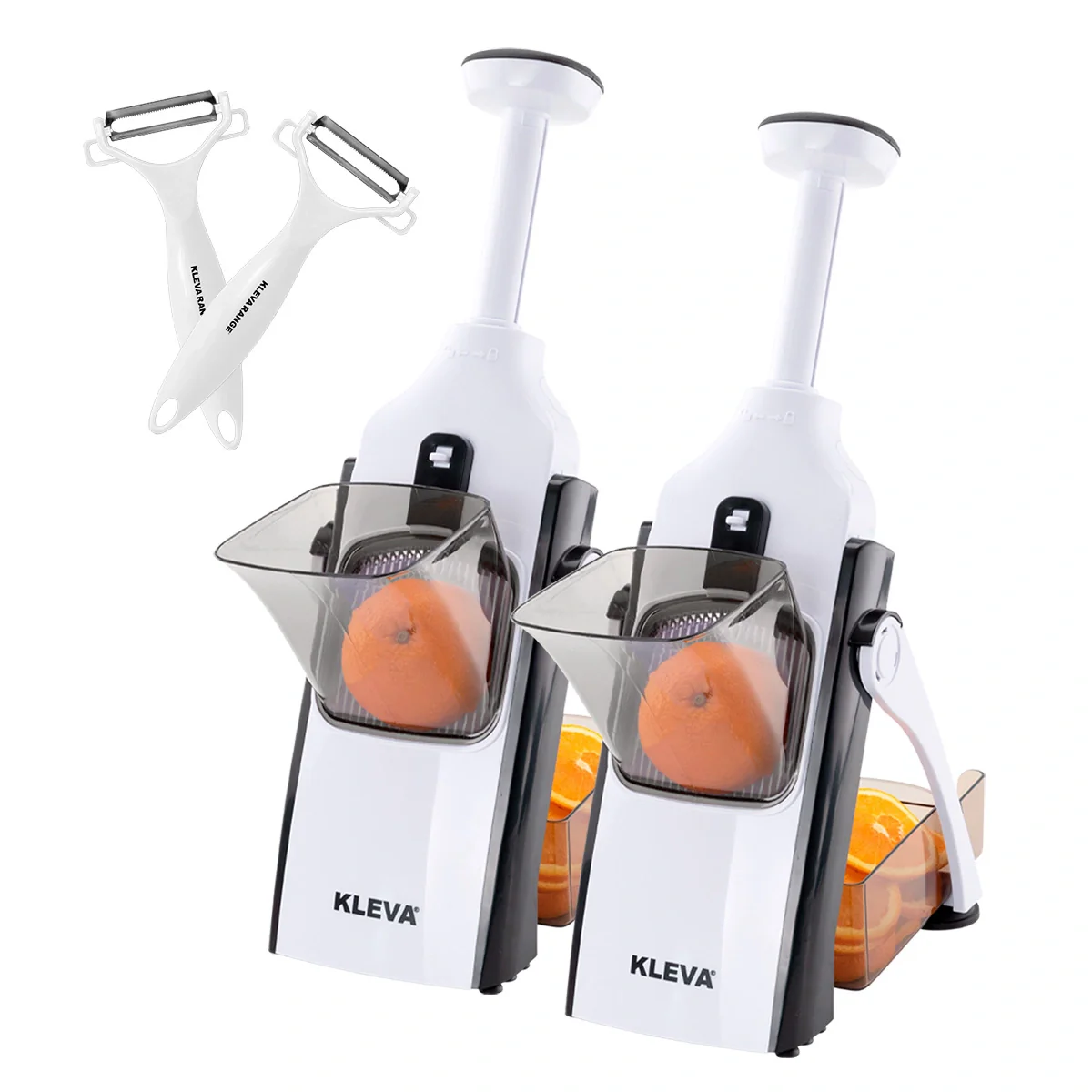Kleva Safety Slicer™️ One-Push XL Vegetable Slicer + BONUS Peelers Buy 1 Get 1 FREE + Cooking E-Book - Image 9