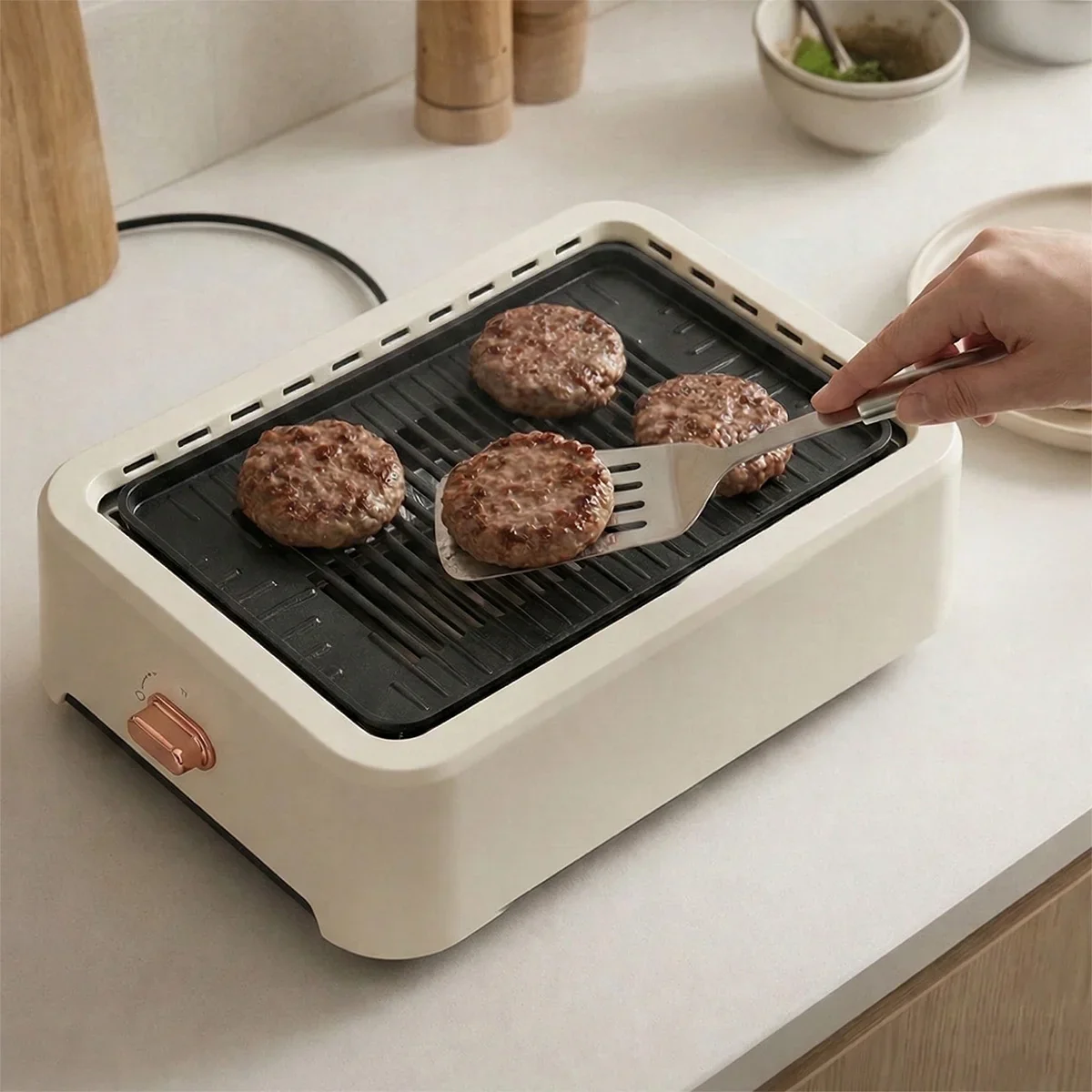 KLEVA® Smokeless Grill - Juicy, Compact and Flavourful, Indoor & Outdoor Grilling - Image 14