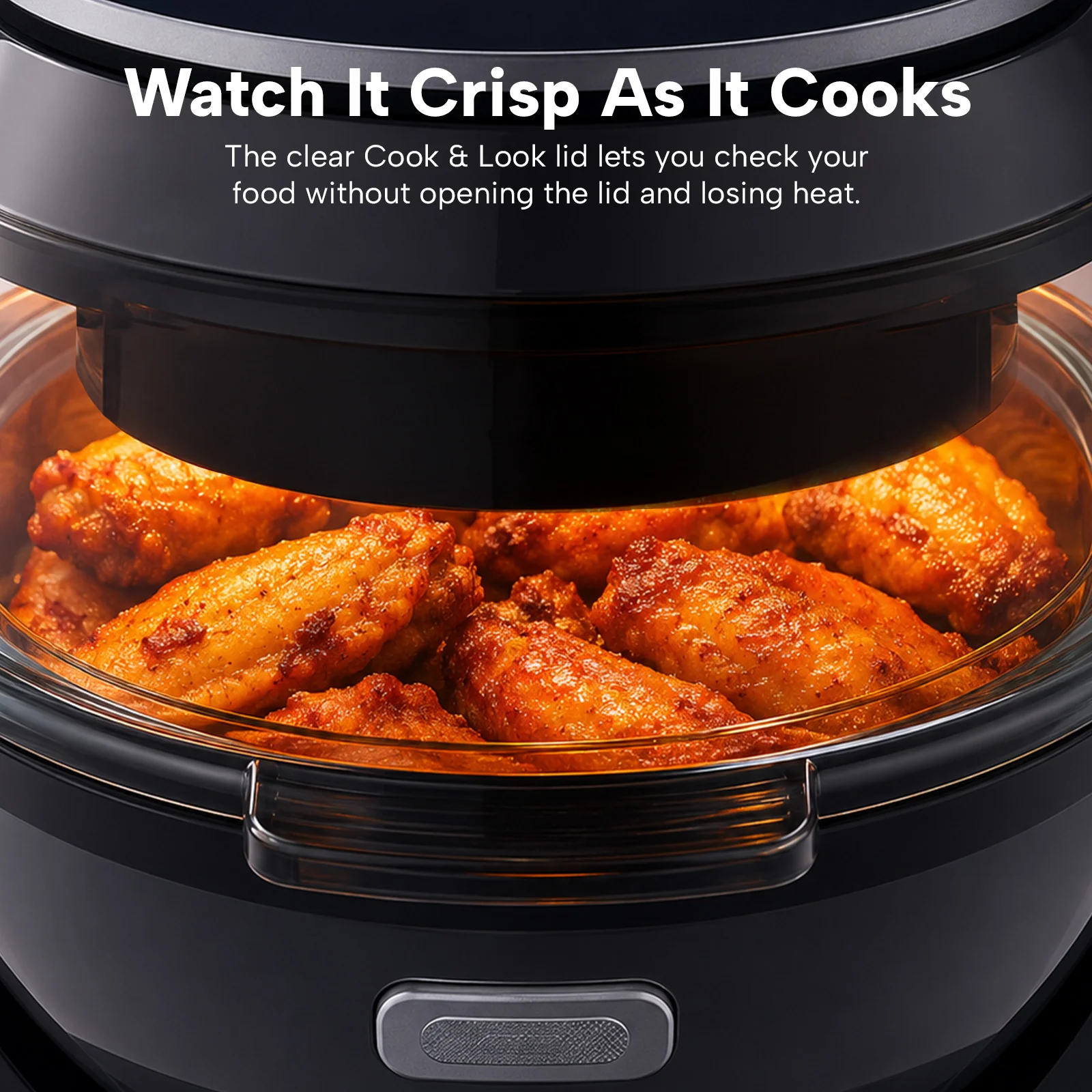KLEVA® Spin Crisp IQ Rotating Digital Air Fryer 6L - One Touch Auto Shaking - Image 8