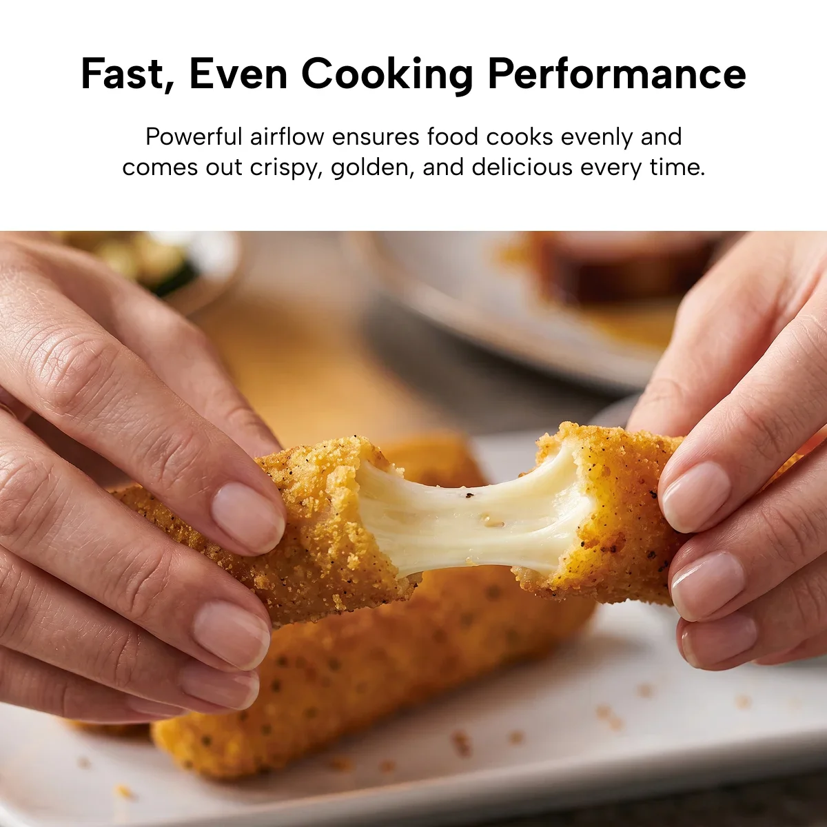 KLEVA® SteamCrisp IQ Steam Air Fryer with Smart Food Detection 8L - Image 7