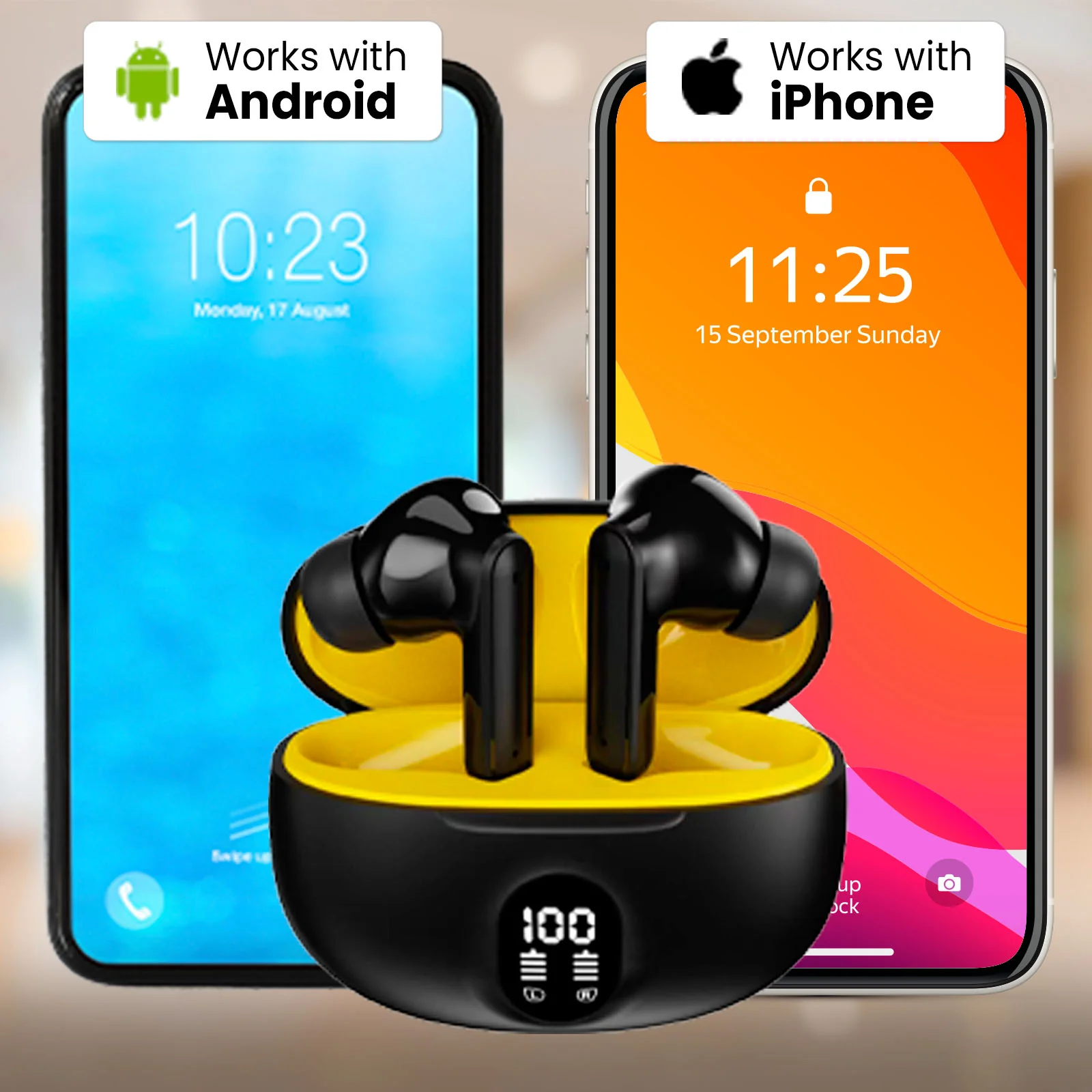 Kleva True Wireless Noise Cancelling AudioPods with Charging Case - Buy One Get One Free - Image 4