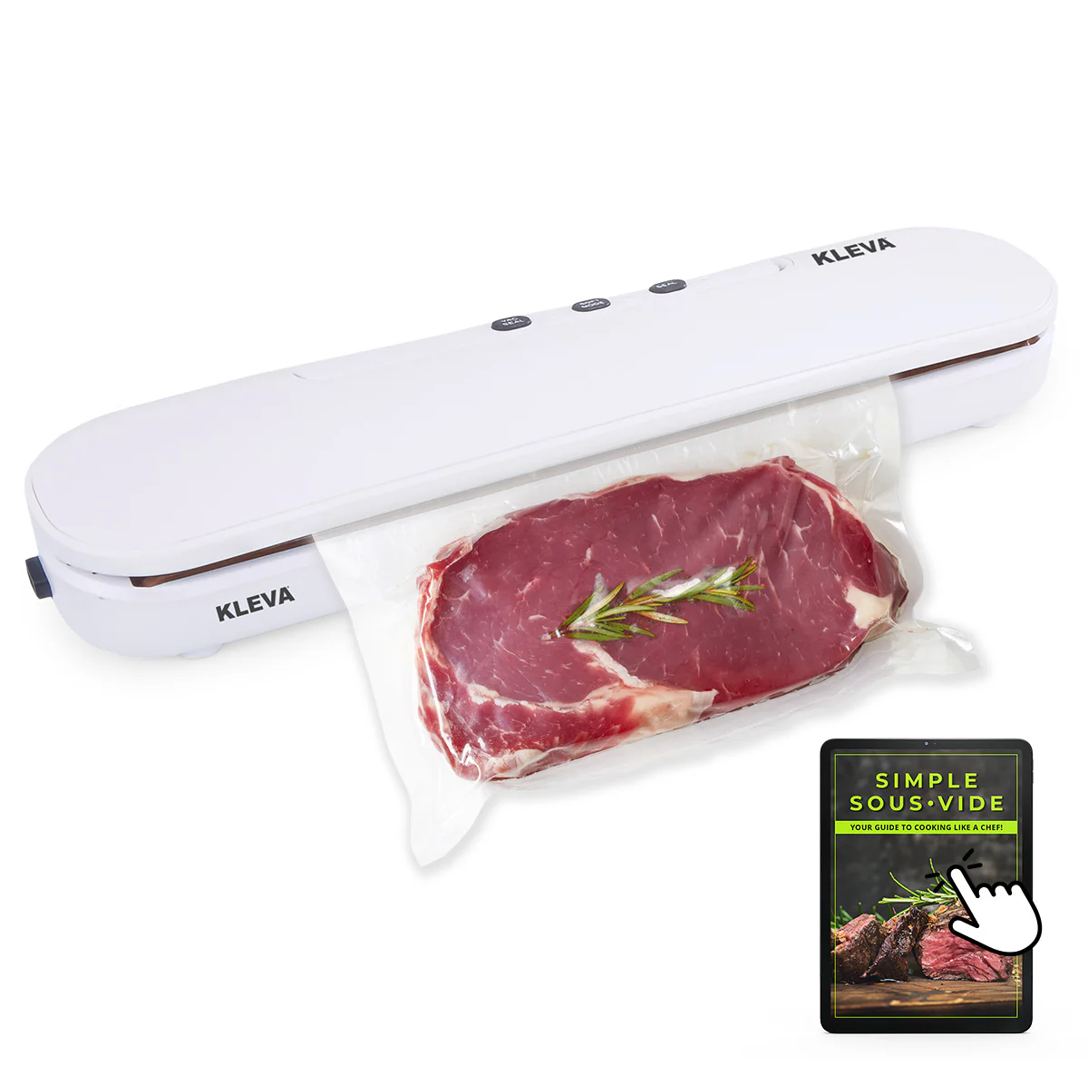 Kleva® Vac Seal & Save Food Saver Vacuum Sealer + 5x Bonus Vac Seal Bags - Image 8