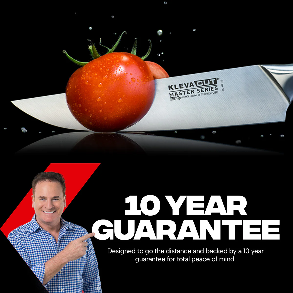 KlevaCut® Master Series Professional Oriental Cooks Knife - 18cm - Image 9
