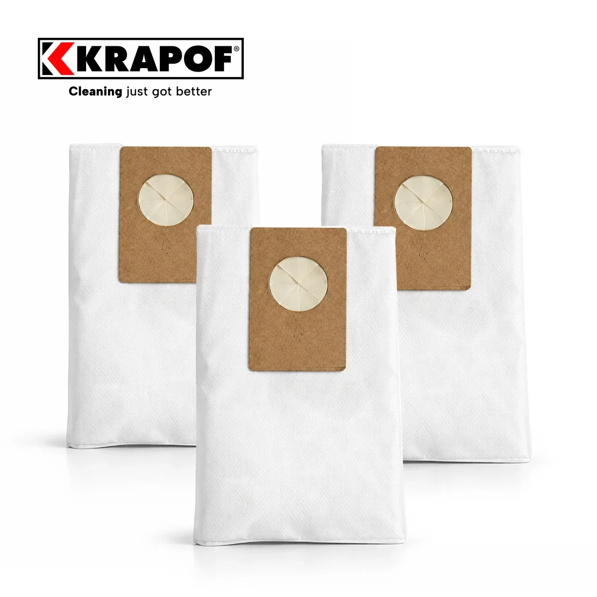 KRAPOF® Compact Clean Self-Empty - 3x Disposal Dust Bags