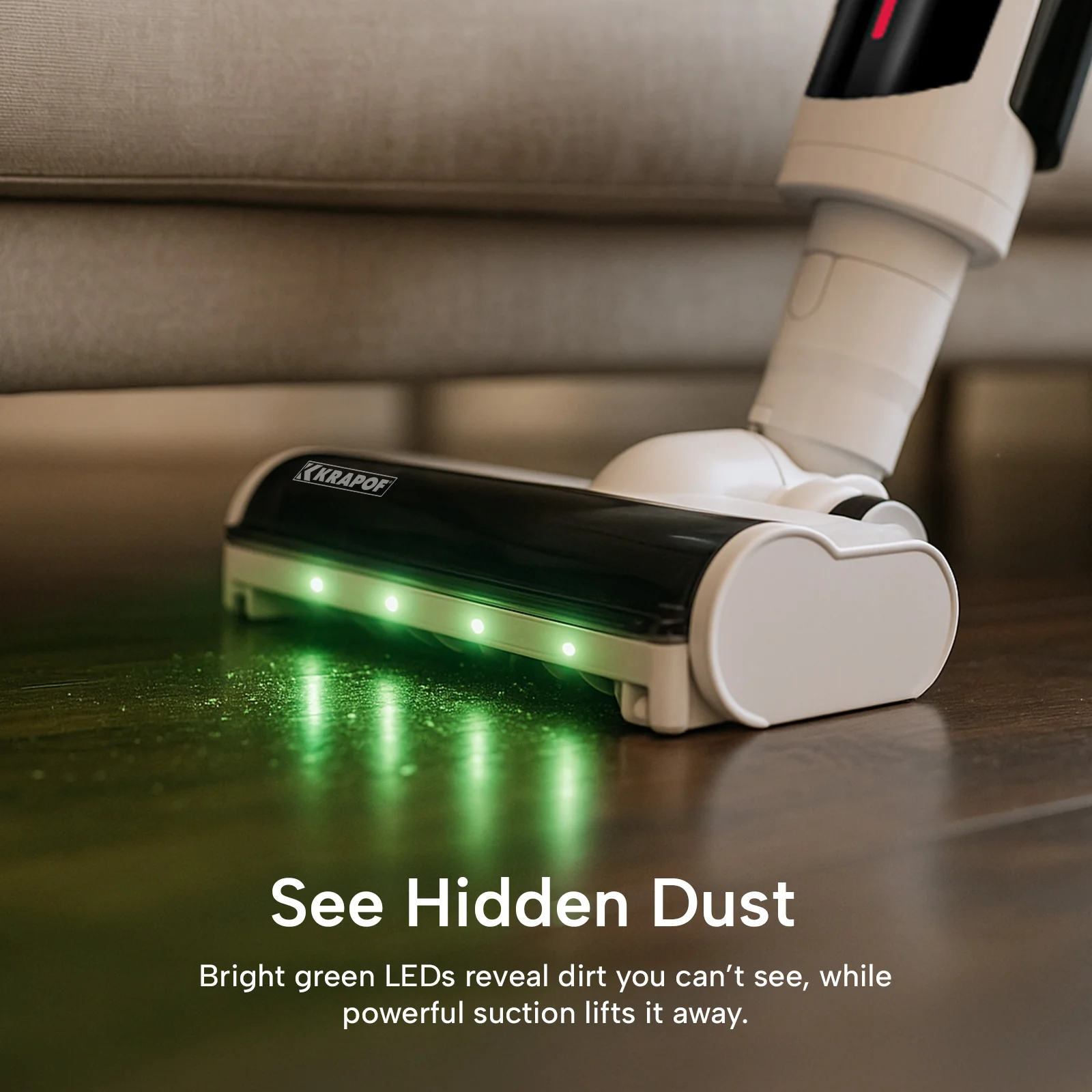 TV SPECIAL - KRAPOF® Compact Clean Self-Empty 2-in-1 Vacuum - Handheld + Stick Vac (1.2kg) - Image 5
