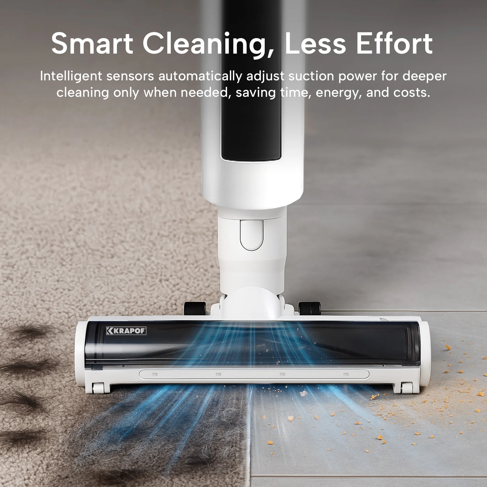 TV SPECIAL - KRAPOF® Compact Clean Self-Empty 2-in-1 Vacuum - Handheld + Stick Vac (1.2kg) - Image 8