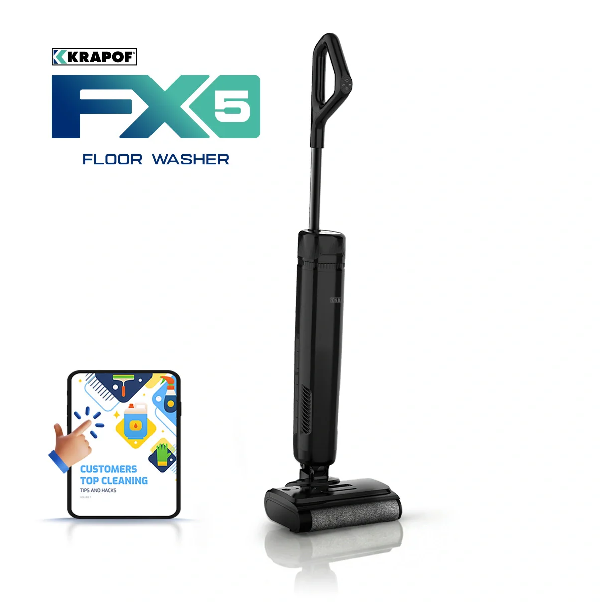 KRAPOF® FX5 Cordless Hard Floor Washer
