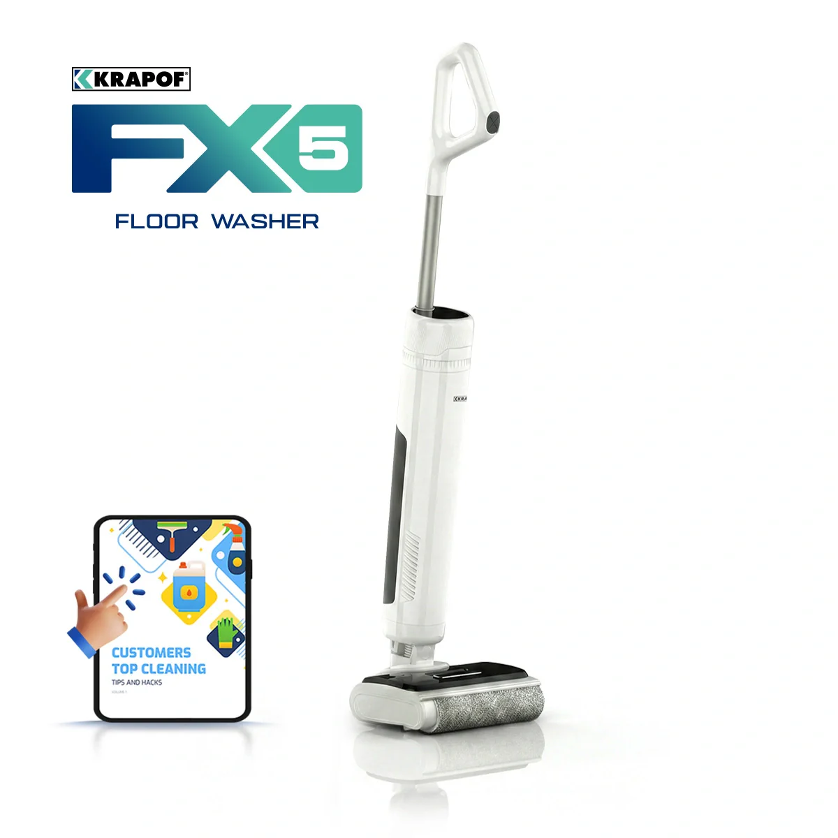 KRAPOF® FX5 Cordless Hard Floor Washer