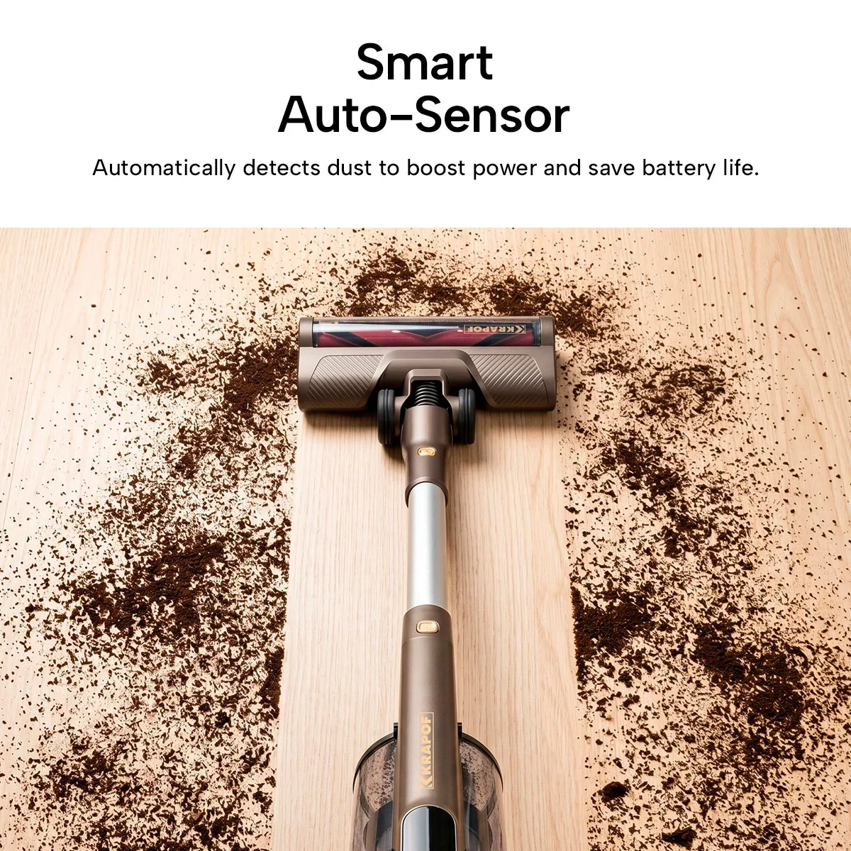 KRAPOF® Power Vac S3 Cordless Stick Vacuum + Extra FREE Second Battery - Image 4