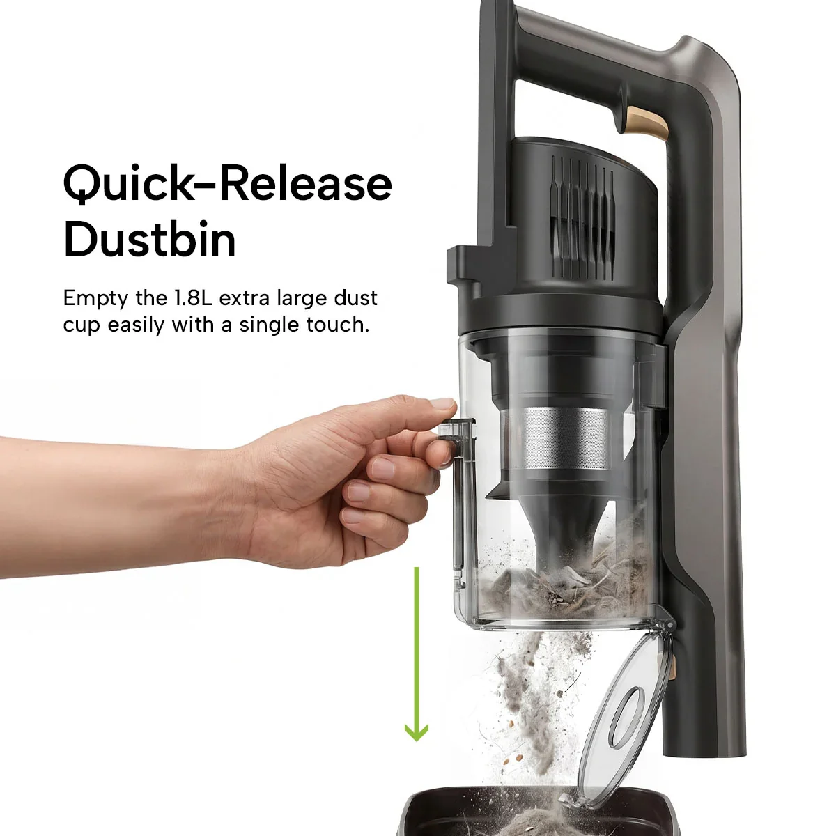 KRAPOF® Power Vac S3 Cordless Stick Vacuum + Extra FREE Second Battery - Image 6