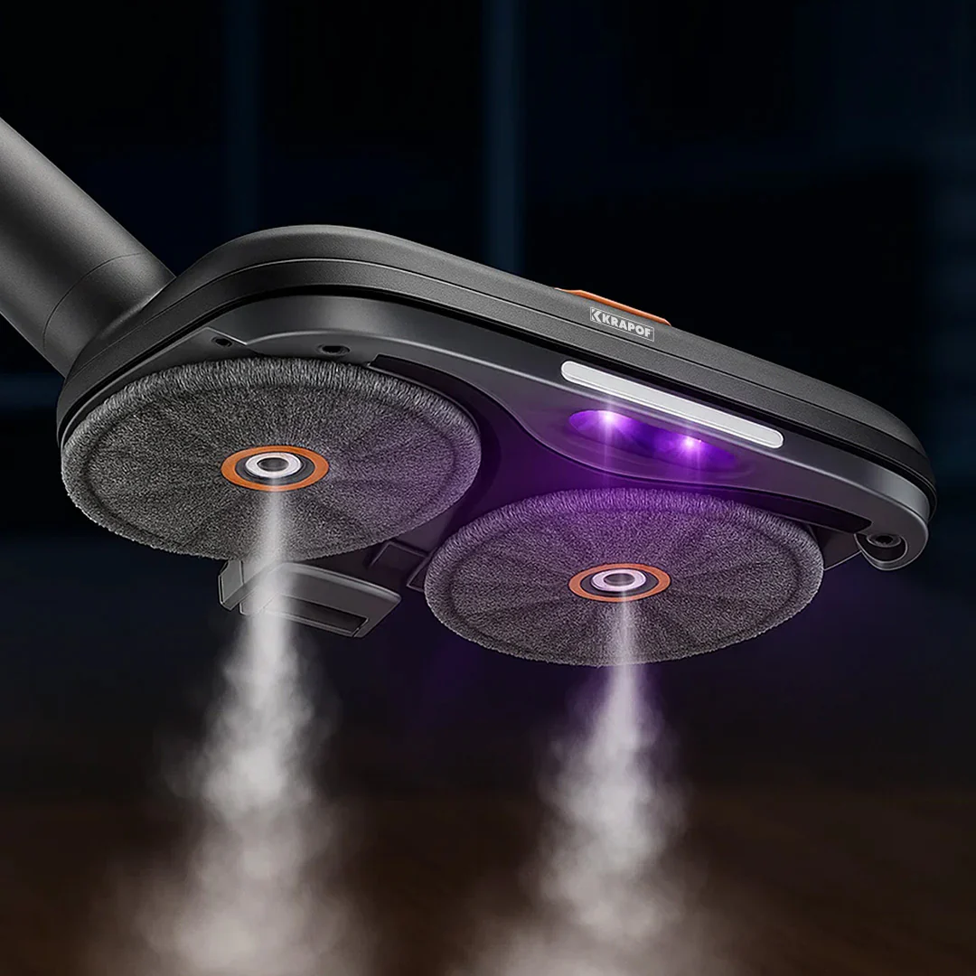 KRAPOF® Q3 ACCESSORY Steam Drive Extension 2 in 1 Floor and Steam Mop for Q3 Stick Vacuum - Image 3