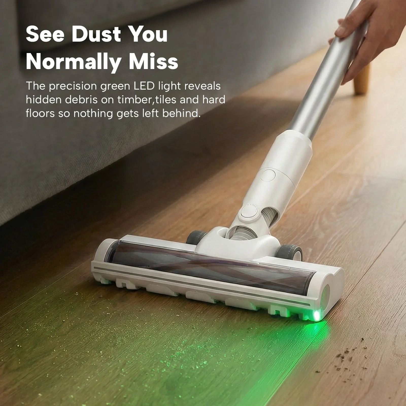 KRAPOF® Quick Clean Compact Self-Empty Vacuum – Handheld & Stick use with HEPA Filter - Image 5