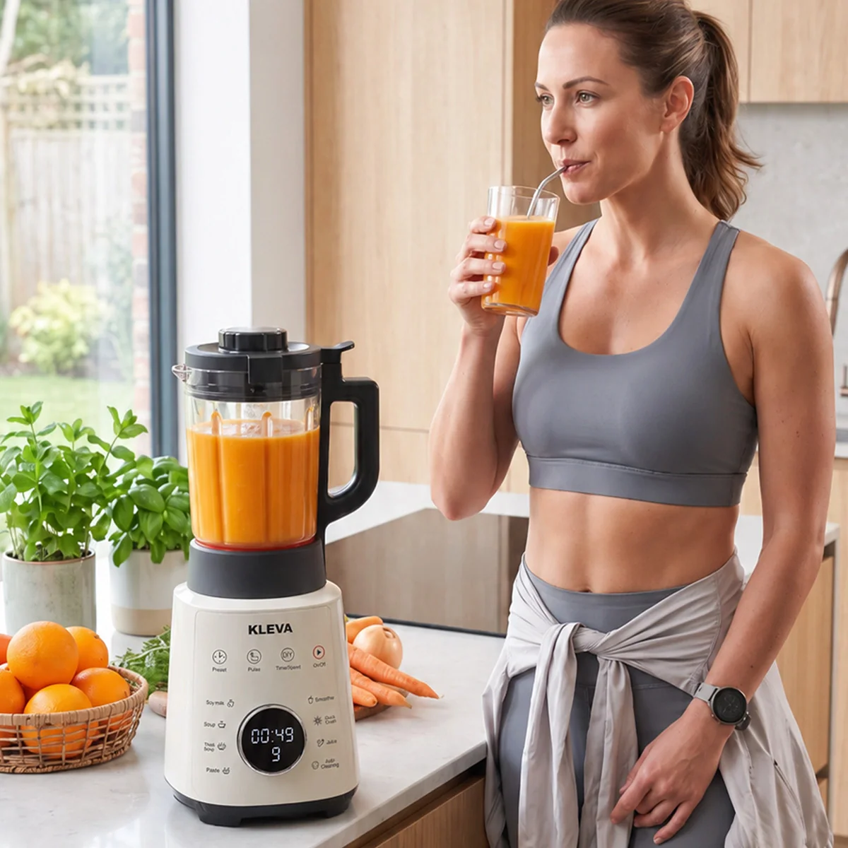 Mealio® Hot & Cold Blender - Professional Soup Maker & Smoothie Blender in 1 + FREE 2 Soup Flasks + Recipe E-Book - Image 9