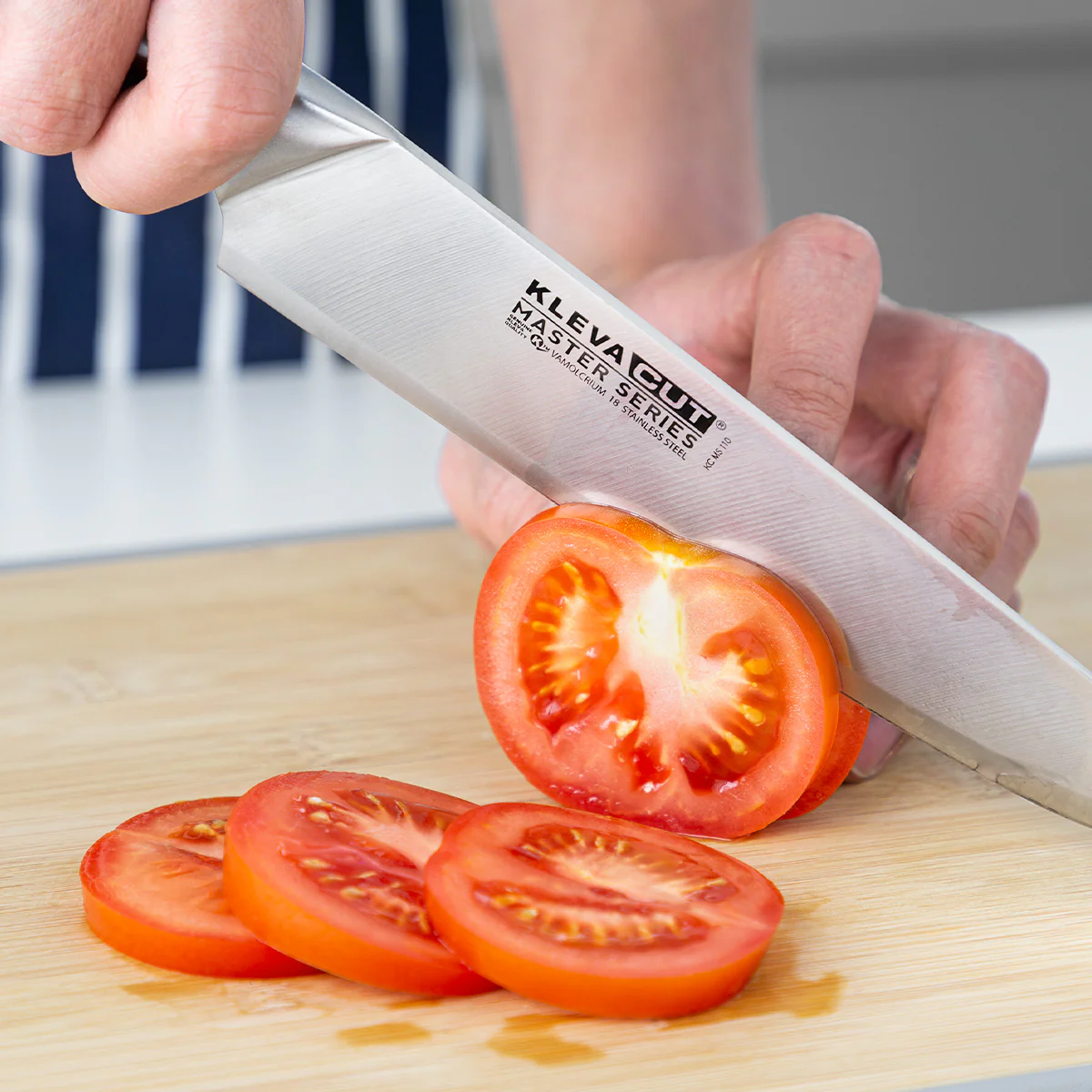 KlevaCut® Master Series 3pc Knife Set + Magnetic Knife Block - Image 10