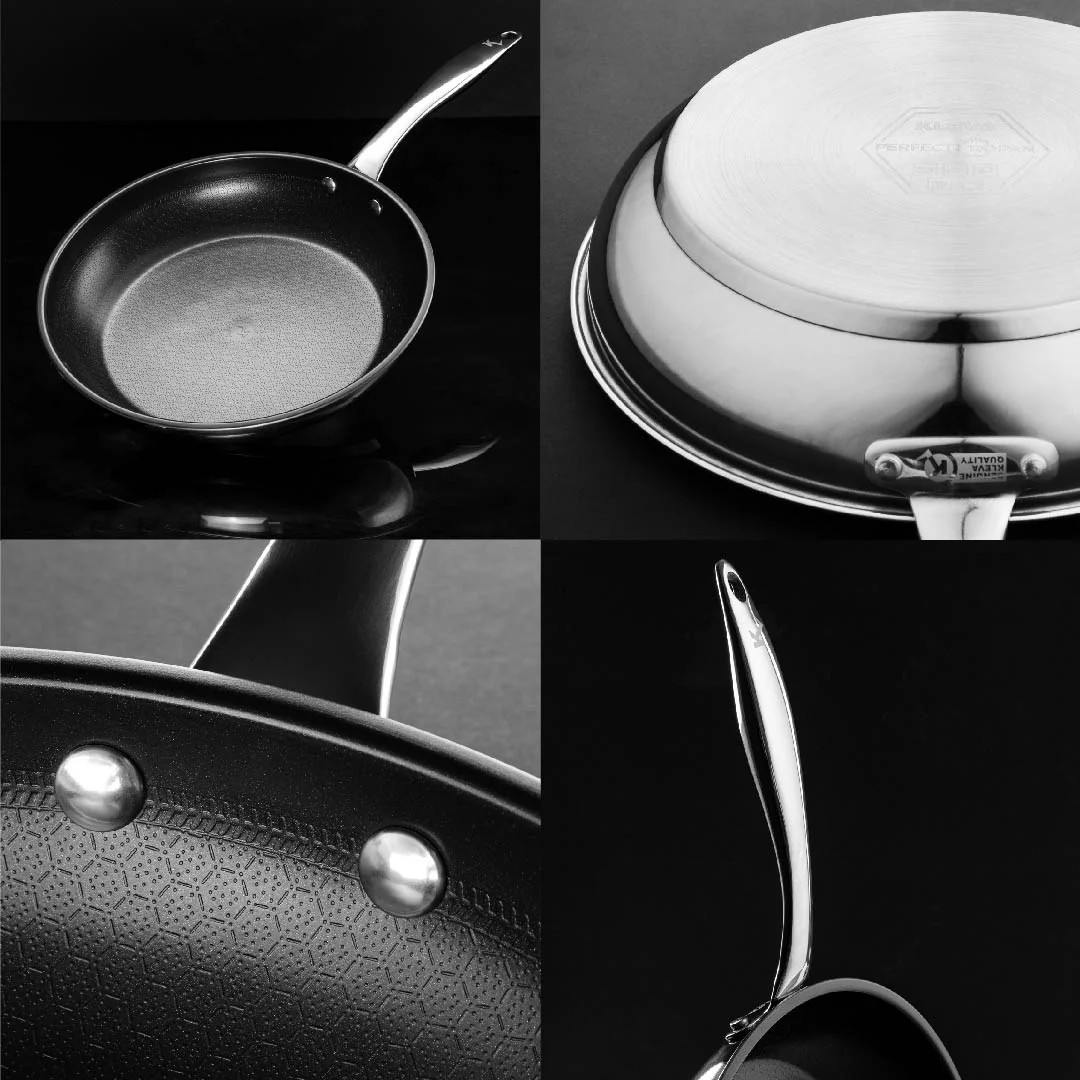 Perfect Pro Pan Premium Non-Stick 26cm Frying Pan + FREE Universal Glass Lid with Built In Timer - Image 4